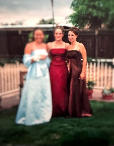 <p>Ashley Dickson</p> Ashley Dickson (right) at her prom