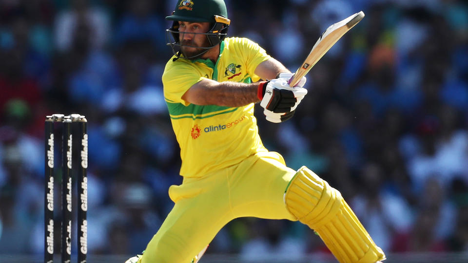 Glenn Maxwell faced just five balls. (Photo by Matt King/Getty Images)