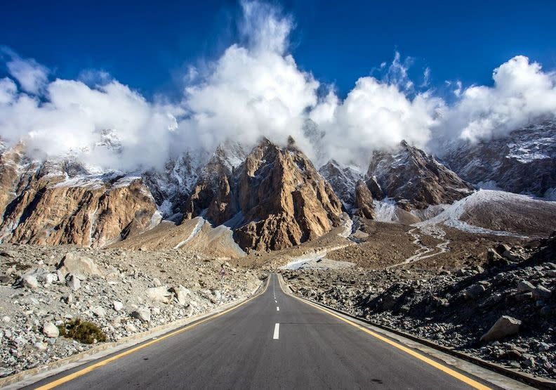 巴基斯坦喀喇崑崙公路。matadornetwork