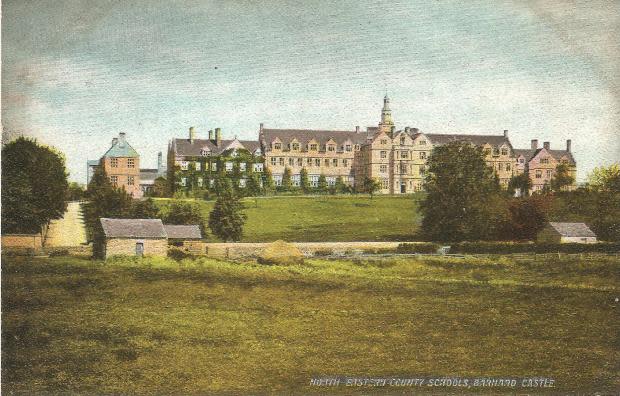 The Northern Echo: Barnard Castle School Edwardian postcard