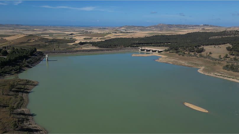 Dam, Caltanissetta, Sicily.