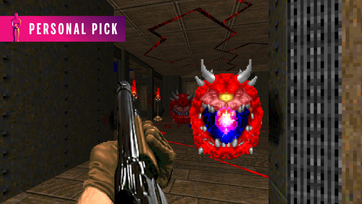  Sigil 2, Doom's sixth episode, being played on a PC gaming rig. 