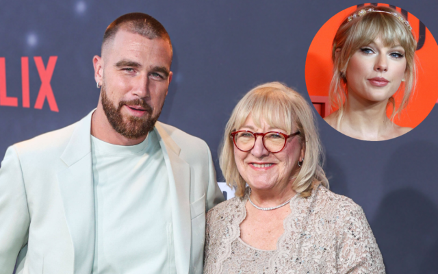 Taylor Swift With Travis Kelce's Mom Donna Kelce at Chiefs Game