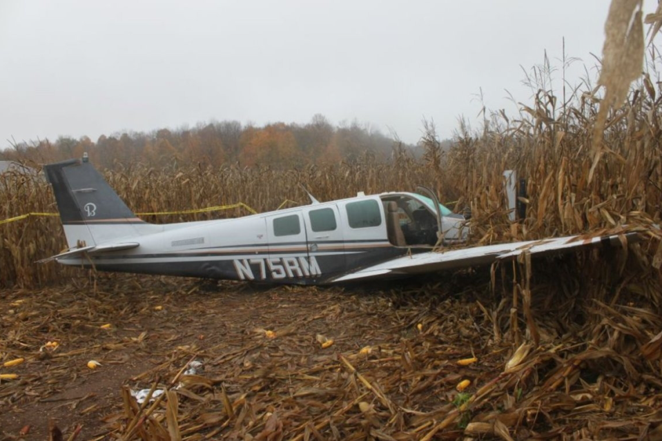 A Beech B36TC plane crashed near Lena on Oct. 27.