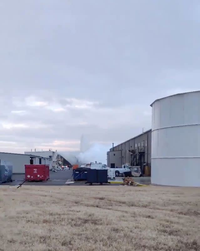 Nitrogen tank explosion at Beechcraft facility in Wichita, Kansas