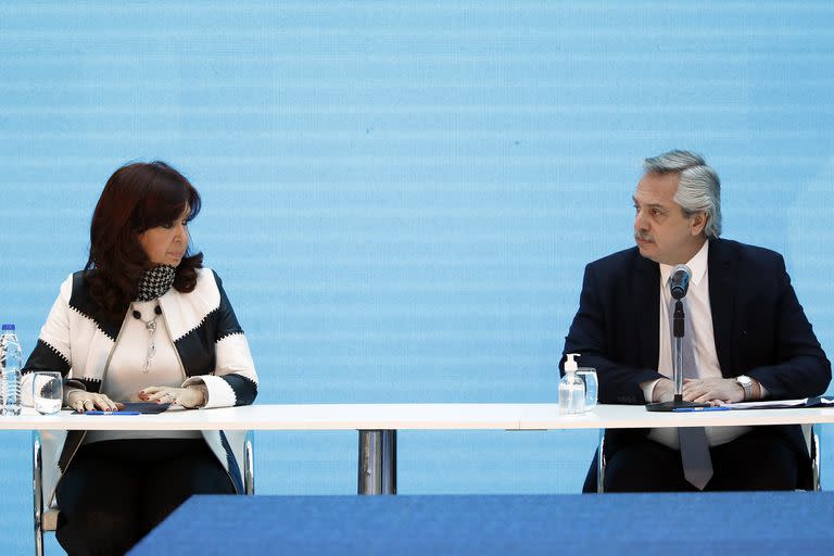 Alberto Fernandez y Cristina Kirchner