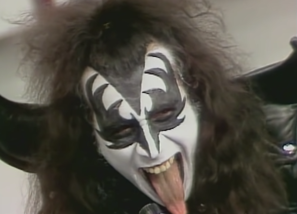 Gene Simmons on "The Mike Douglas Show" in the '70s