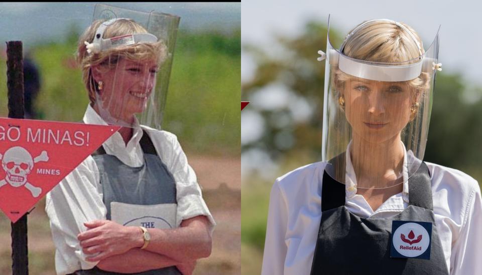 Elizabeth Debicki as Diana, Princess of Wales in Season 6 of 'The Crown'.