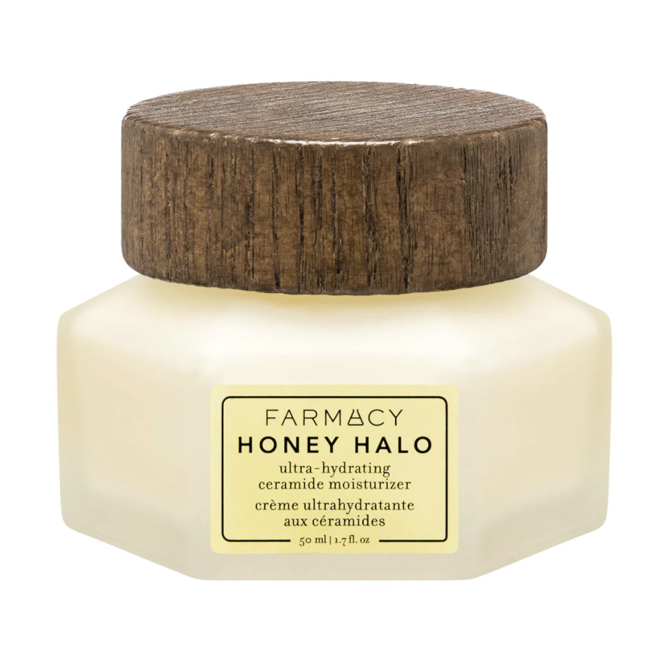 <p><a href="https://go.redirectingat.com?id=74968X1596630&url=https%3A%2F%2Fwww.sephora.com%2Fproduct%2Ffarmacy-honey-halo-ultra-hydrating-ceramide-moisturizer-P463036&sref=https%3A%2F%2Fwww.harpersbazaar.com%2Fbeauty%2Fskin-care%2Fg60501503%2Fbest-moisturizer-for-dry-skin%2F" rel="nofollow noopener" target="_blank" data-ylk="slk:Shop Now;elm:context_link;itc:0;sec:content-canvas" class="link ">Shop Now</a></p><p>Honey Halo Ultra-Hydrating Ceramide Moisturizer</p><p>sephora.com</p><p>$25.00</p>