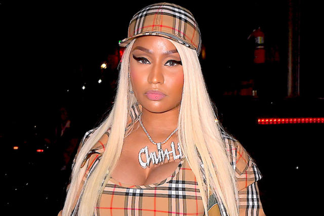 Everyone's Talking About Nicki Minaj's Fierce Burberry Outfit