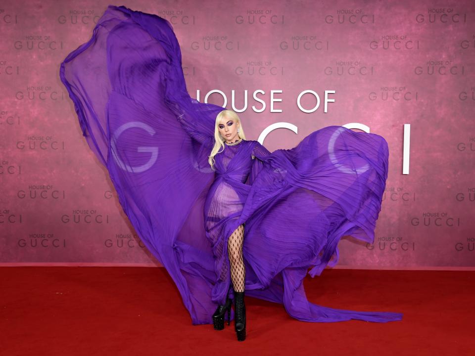 lady gaga attends the UK Premiere Of "House of Gucci"