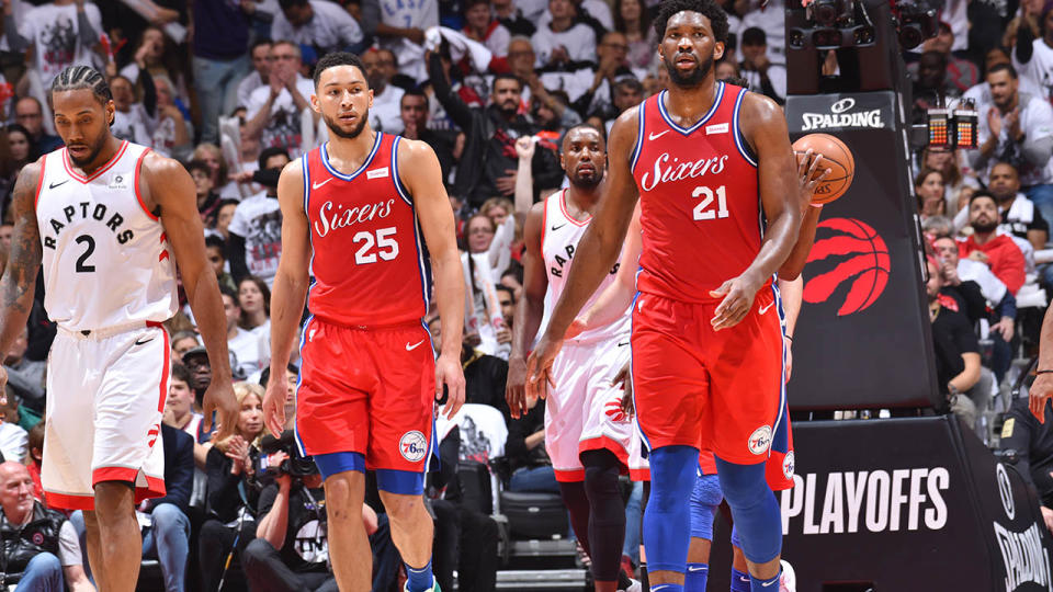 Ben Simmons and the 76ers were knocked out in Game 7. (Photo by Jesse D. Garrabrant/NBAE via Getty Images)