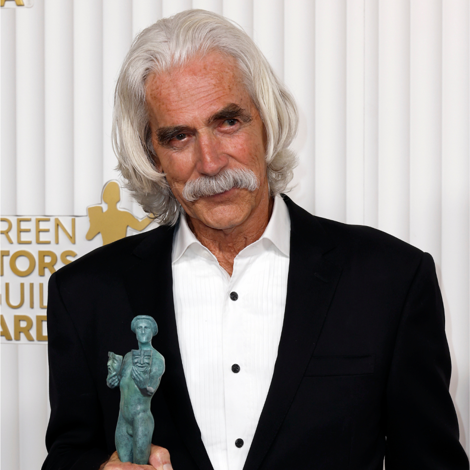 Sam Elliott receives a SAG award for Male Actor in a Television Movie or Limited series for 1883 in 2023