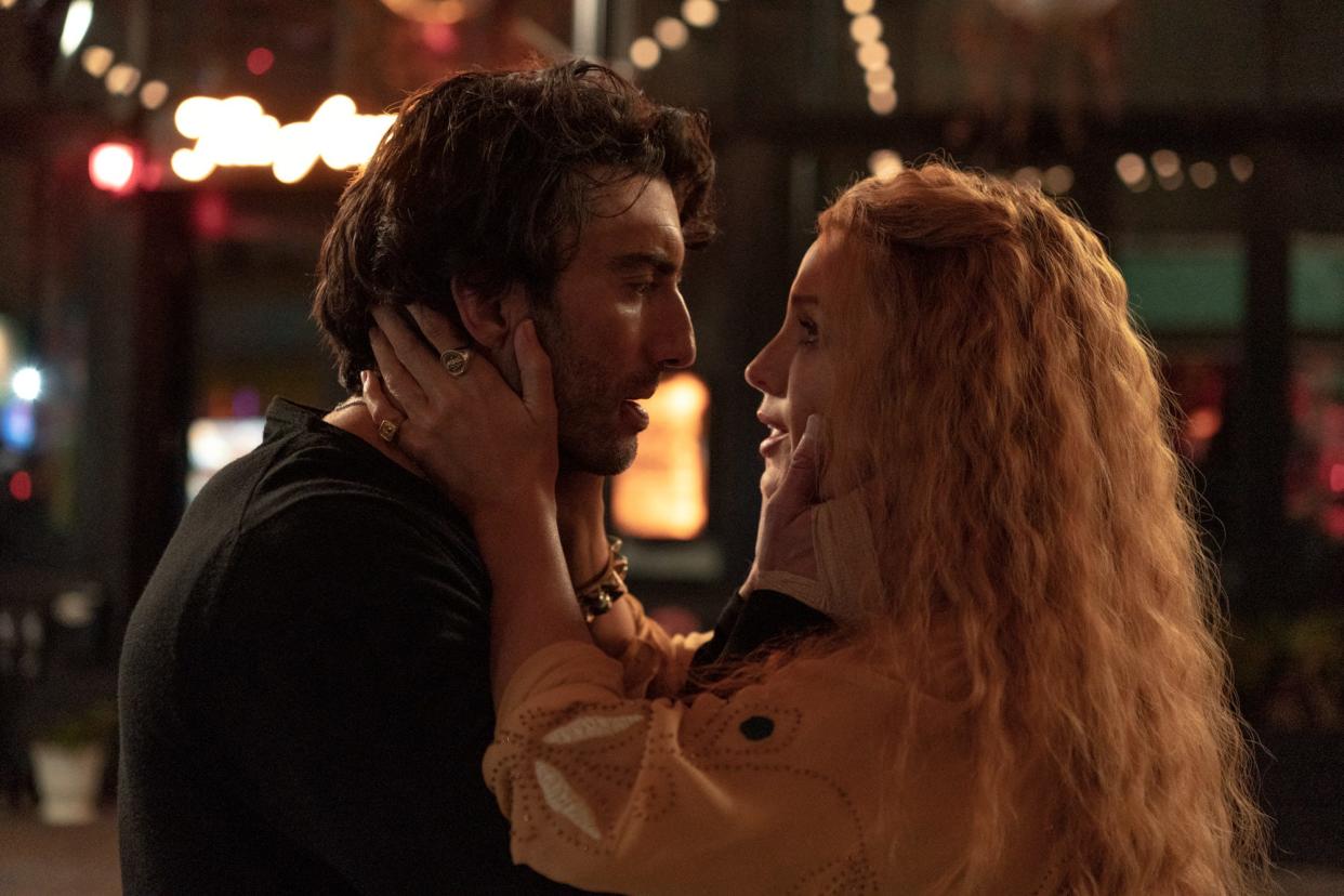 Justin Baldoni as Ryle Kincaid and Blake Lively as Lily Bloom in "It Ends With Us."