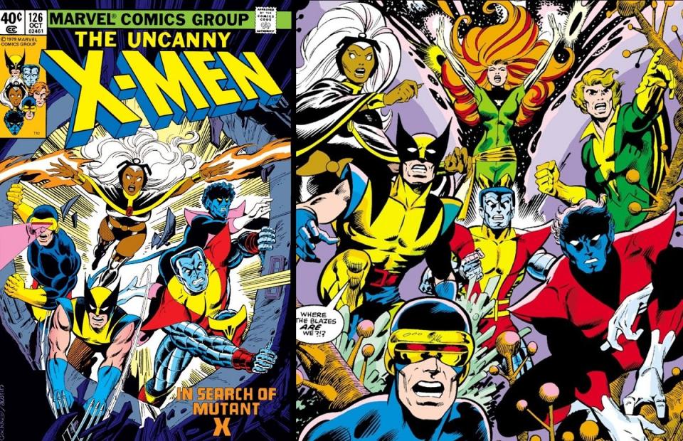 The All-New, All-Different X-Men, as designed by artists Dave Cockrum. 