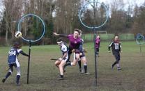 Teams take part in the Harry Potter inspired Quidditch British Cup in Rugeley, Britain, March 11, 2017. REUTERS/Neil Hall