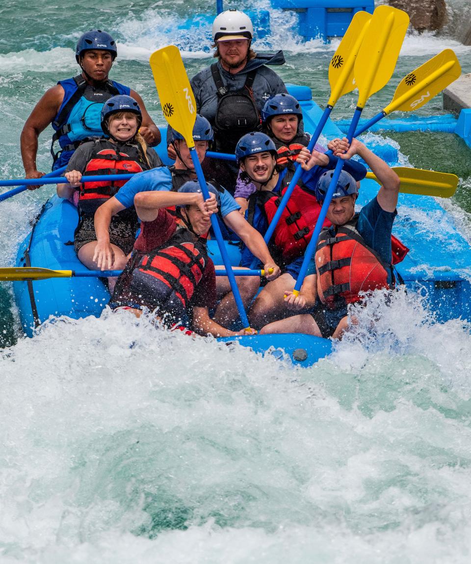 Montgomery Whitewater will soon open for the public to purchase rafting experiences on their two whitewater channels.