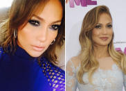 Holla die Waldfee! Jennifer Lopez hat sich für eine mutige neue Frisur entschieden. Der voluminöse Bob musste schließlich Platz machen für einen lässigen Fransen-Look. Die stylishe Verwandlung präsentierte die Sängerin zuerst auf ihrem Instagram-Account. Cool wie J.Lo nun mal ist, schrieb sie dazu: „Kurzes Haar, mir doch egal …“ (Bild: Instagram/Jennifer Lopez; Apega/WENN.com)