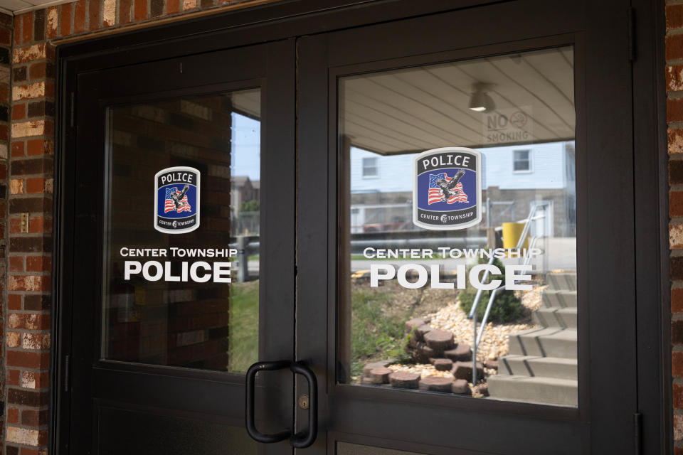 The exterior of the Center Township Police Department, located along Brodhead Road.