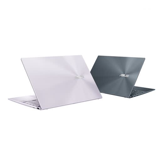 ASUS ZenBook 14 (UX425)提供綠松灰與星河紫供消費者做選擇。（圖／華碩提供）