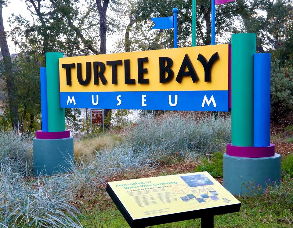 Turtle Bay Museum sign at Turtle Bay Exploration Park as shown Nov. 2, 2022.