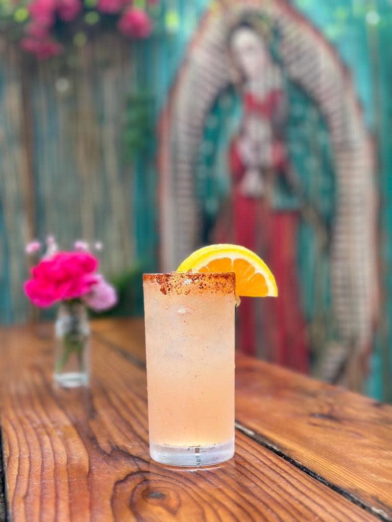 The "Salty Perro" at Licha's Cantina uses Deep Eddy Vodka.