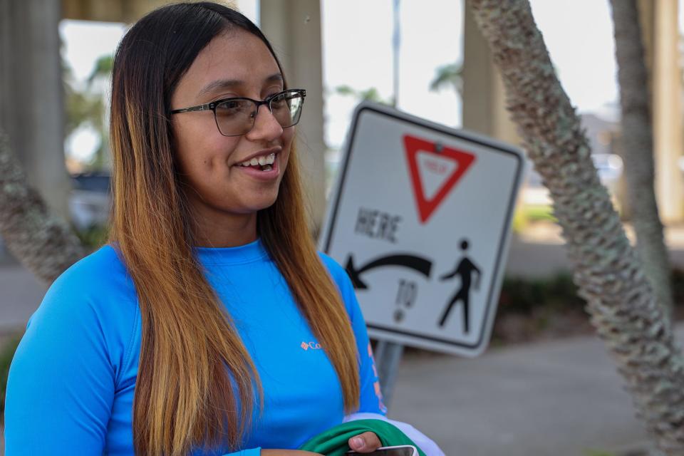Stephanie Murillo, 19, the daughter of former farmworkers, said some in her community of Immokalee Florida fear the fallout from a state law that imposes new penalties and restrictions on undocumented immigrants.