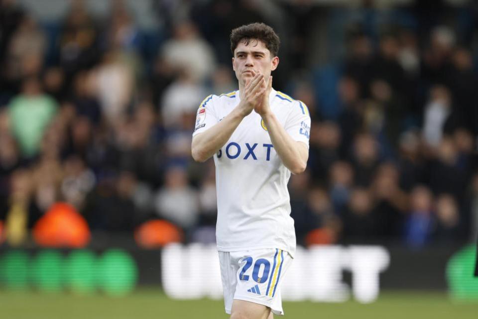 Daily Echo: Leeds United winger Dan James has been ruled out of facing Southampton