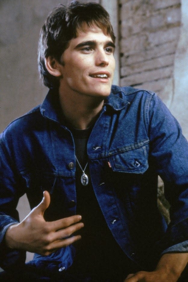 Matt Dillon plays Dally in a scene from "The Outsiders"