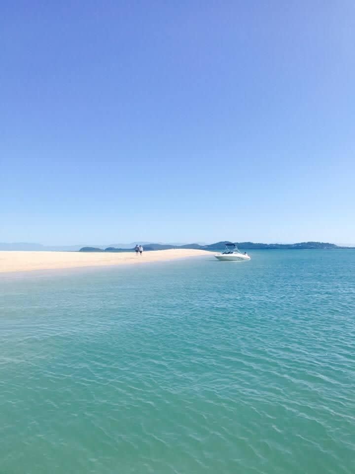 The beautiful Dunk Island. We had our own boat but you can pay for a water taxi from Mission Beach. Photo: Be