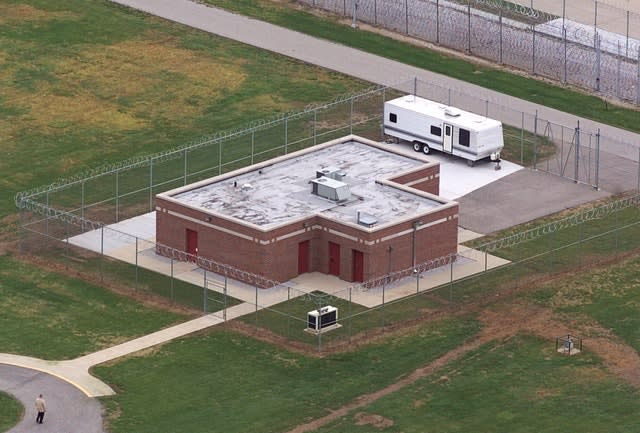 An aerial view of the execution facility at the United States Penitentiary in Terre Haute, Indiana (Michael Conroy/AP)