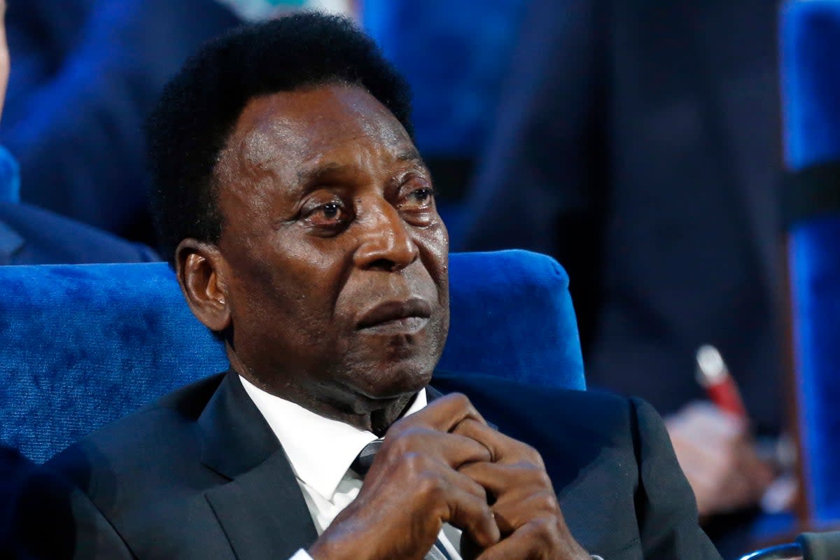 Pele has been hospitalised again in his fight againt cancer  (Copyright 2017 The Associated Press. All rights reserved.)