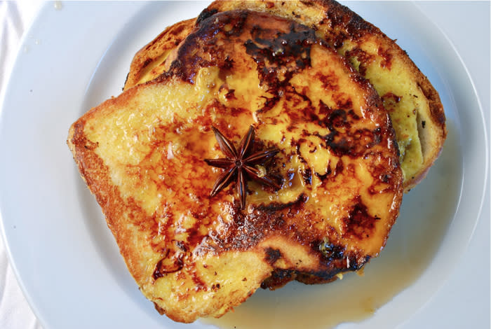 Grapefruit French Toast with Star Anise