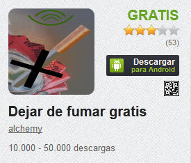 Aplicaciones para dejar de fumar