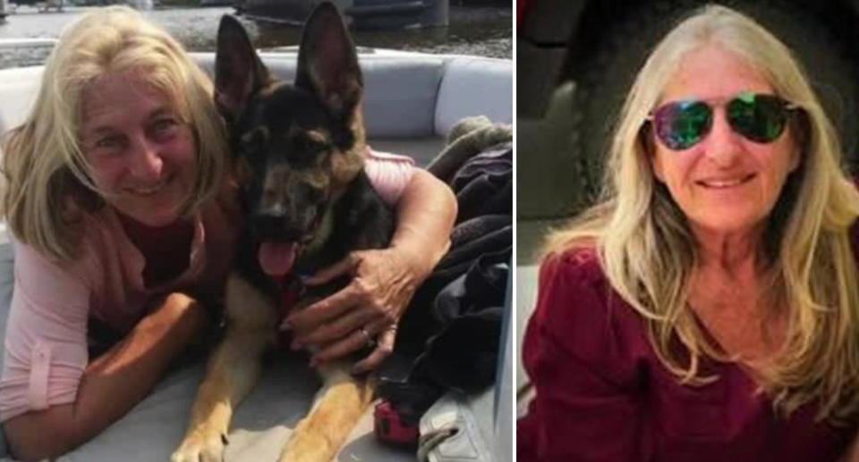 Sharon Larson died just days after receiving a small nip from her dog (not pictured). Images: KRBC