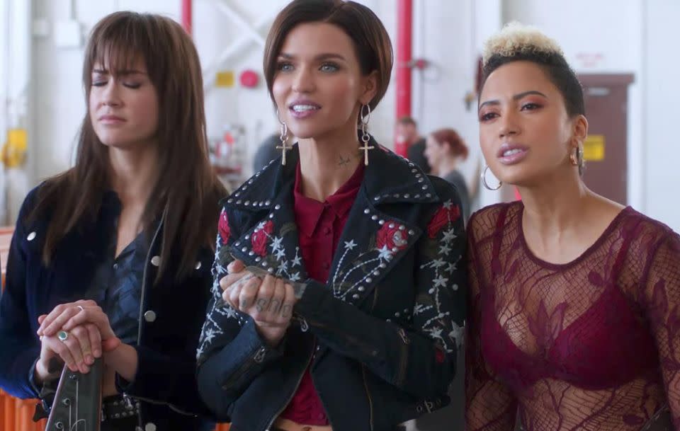 Ruby Rose and her crew label the Bellas as the group that only sings 