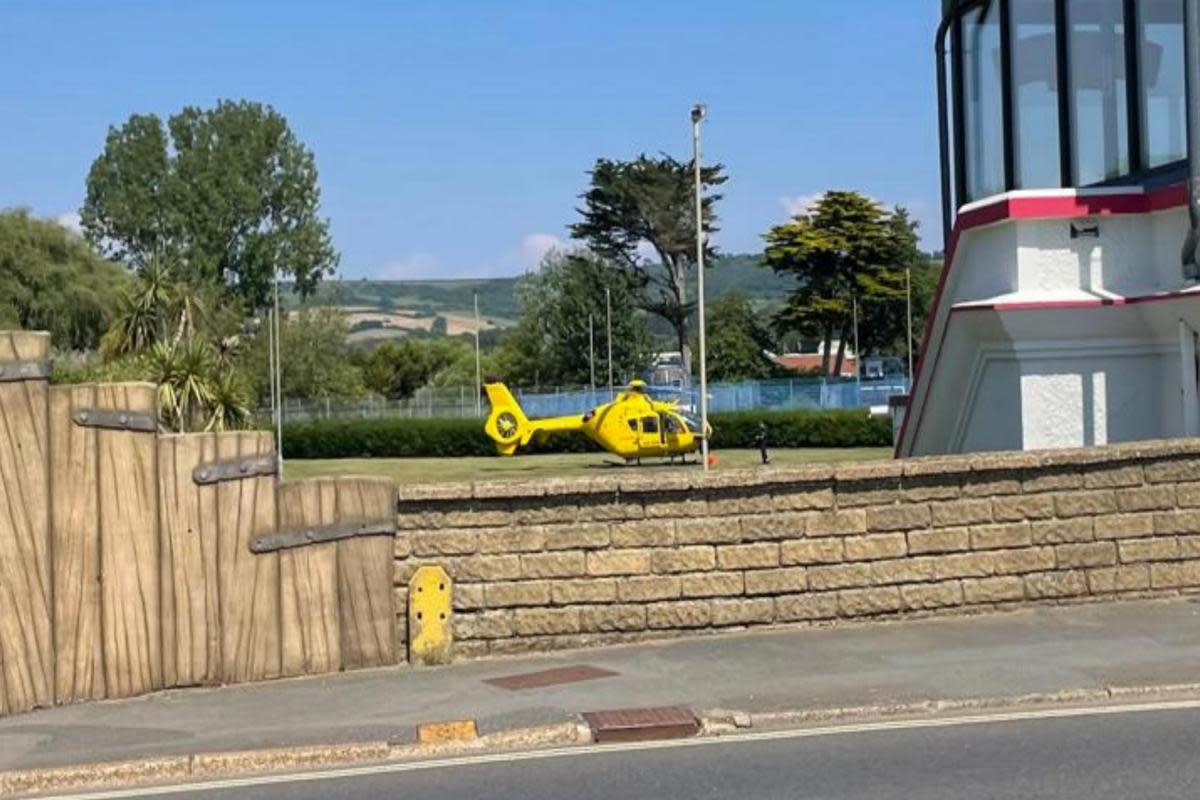 Hampshire and Isle of Wight Air Ambulance in Sandown. <i>(Image: Contributed)</i>