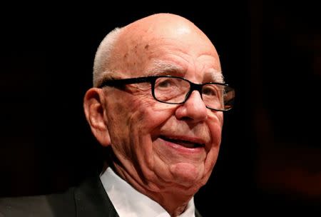 Rupert Murdoch, News Corp. and 21st Century Fox CEO, speaks during the annual Lowy Lecture at the Sydney Town Hall October 31, 2013. REUTERS/David Gray/File photo