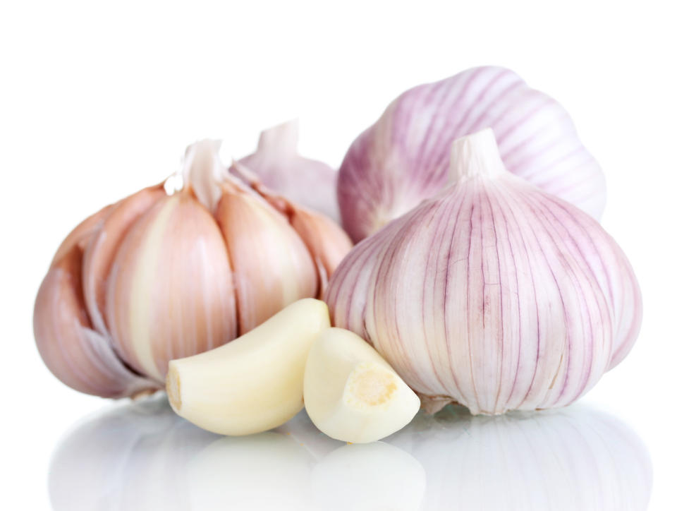 Bacteria love warm, humid environments. If what you've got now is a bacterial infection, garlic is a powerful, all-natural antibiotic solution. Of course we're not telling you to eat a raw clove straight — instead try adding garlic to soups, salads or your favourite pasta. 