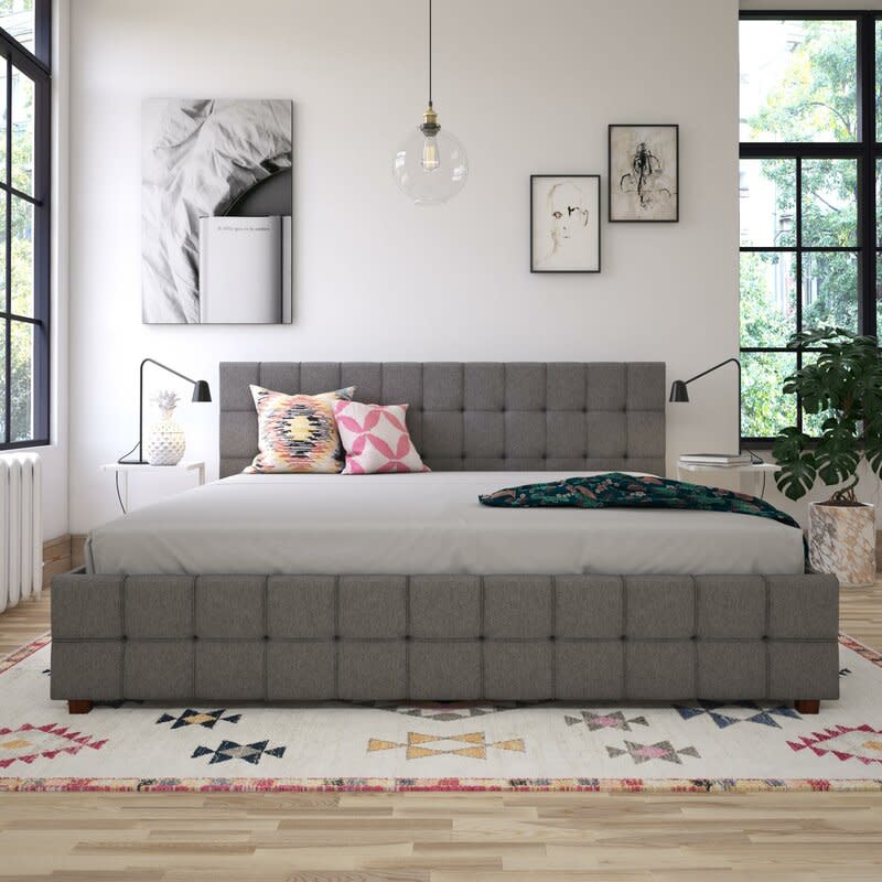 <p><a href="https://go.redirectingat.com?id=74968X1596630&url=https%3A%2F%2Fwww.wayfair.com%2Ffurniture%2Fpdp%2Felizabeth-tufted-upholstered-low-profile-storage-platform-bed-cogl1130.html&sref=https%3A%2F%2Fwww.bestproducts.com%2Fhome%2Fdecor%2Fg563%2Fbest-storage-beds-frames%2F" rel="nofollow noopener" target="_blank" data-ylk="slk:Shop Now;elm:context_link;itc:0;sec:content-canvas" class="link ">Shop Now</a></p><p>Elizabeth Tufted Upholstered Storage Bed</p><p>wayfair.com</p><p>$509.27</p>