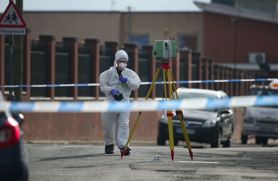 <em>Investigators are combing the area for evidence (PA)</em>