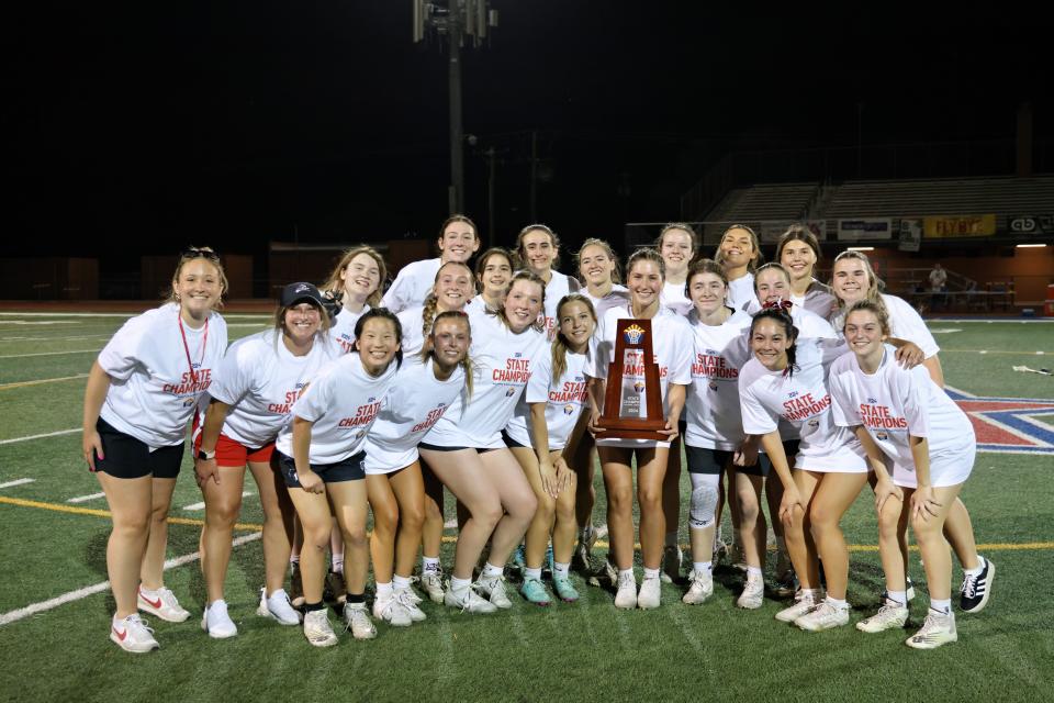 Chandler Huskies winning first state title over Higley.