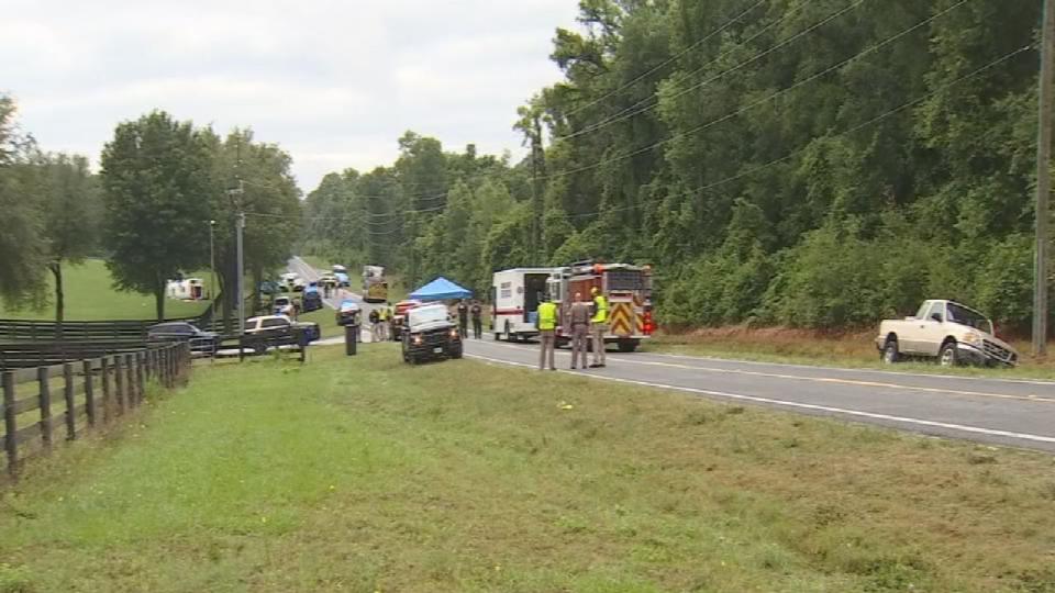 Eight people died and almost 40 others were injured when a bus carrying farm workers collided with a pickup truck on State Road 40 in Marion County early Tuesday morning, according to the Florida Highway Patrol.