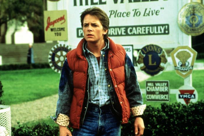 Michael J. Fox in "Back to the Future"