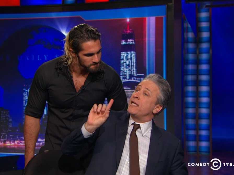 seth rollins jon stewart