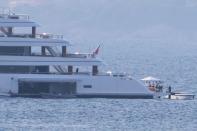 FILE PHOTO: Alibaba Group founder's, Jack Ma, superyacht Zen is anchored by Mallorca Island coast