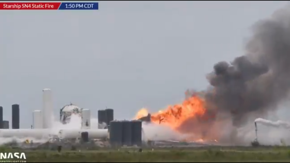 A SpaceX rocket has exploded during a test in Texas (Nasa)