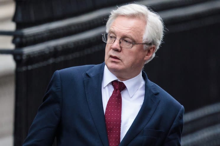 Brexit secretary David Davis made the comments in a statement to parliament (Jack Taylor/Getty Images)