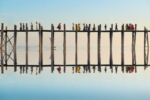 Photogenic U Bein Bridge - Credit: getty