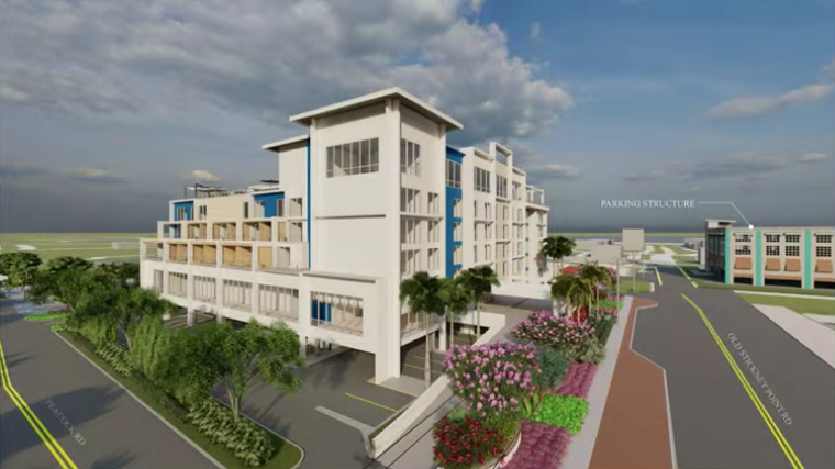 This rendering of a 120-room hotel proposed by Siesta Key resident Gary Kompothacras, locally famous for his 1-800 Ask Gary commercials, was presented during the Nov. 2, 2021, approval of the project by the Sarasota County Commission. The commission's approval of the hotel proposal has been challenged in an ongoing lawsuit.